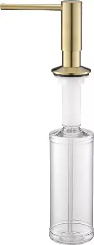 Дозатор для жидкого мыла Paulmark Decus D004-LG (светлое золото)