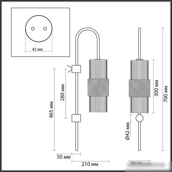 Бра Odeon Light Pimpa 5017/1W – фото товара
