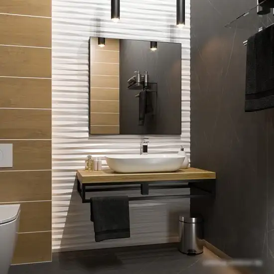 Мебель для ванных комнат Brevita Mars-120 в черном профиле MARS-02120-ЧмП – фото товара