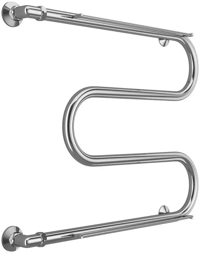 Полотенцесушитель TERMINUS 1" М-образный 600x700 (с полкой) - фото товара