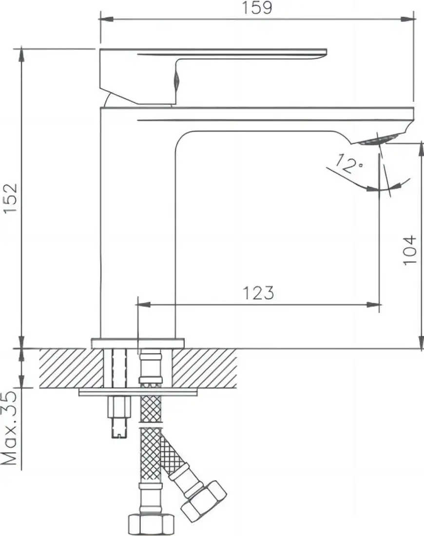 Умывальник Lauter 21370 + Moon 21СК691BS - фото товара