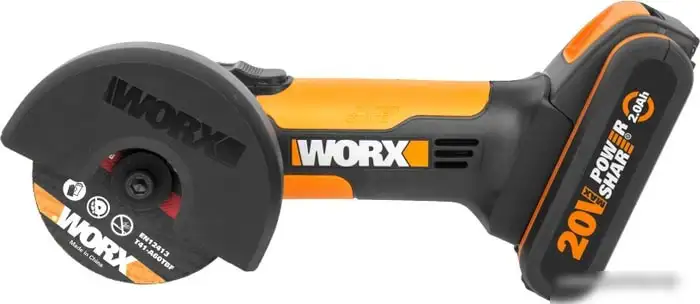 Угловая шлифмашина Worx WX801 (с 1-им АКБ, кейс) – фото товара