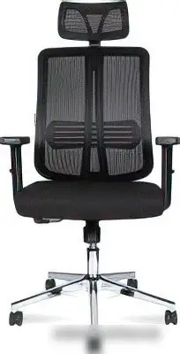 Кресло Norden Tema Сhrome 2D 216A-Сhrome-2D-B-BB (хром/черный) – фото товара