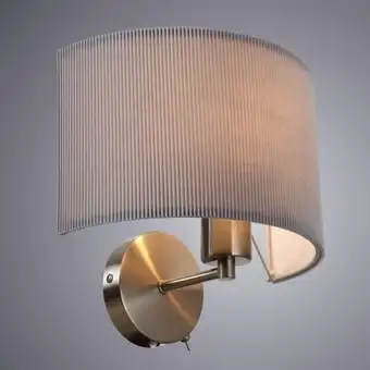 Бра Arte Lamp Mallorca A1021AP-1SS – изображение в каталоге