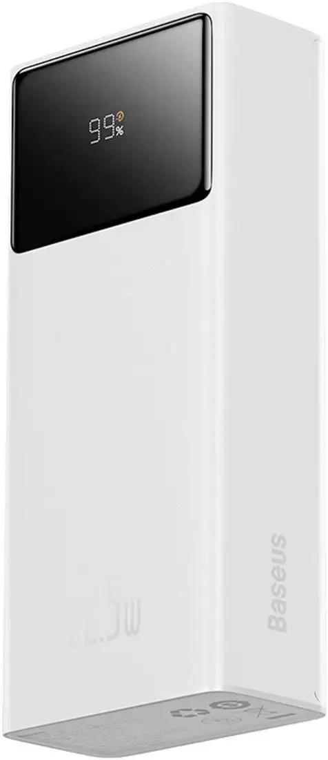 Внешний аккумулятор Baseus EnerFill FP41 Power Bank 22.5W 30000mAh (белый) – фото товара