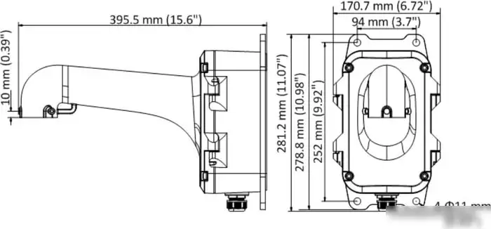 Кронштейн Hikvision DS-1604ZJ-BOX – фото товара