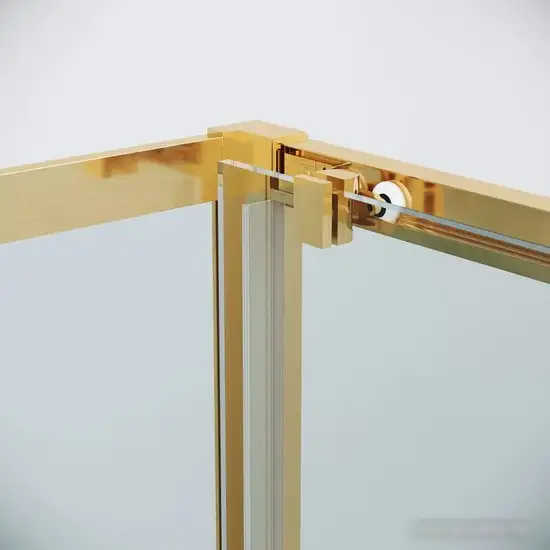 Душевой уголок Grossman Cosmo 120x80x195 120.K33.02.1280.32.00 (золото сатин/прозрачное стекло) - фото товара