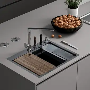 Кухонная мойка Roxen Stage 560250-60B