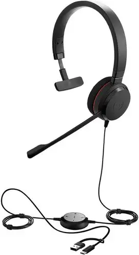 Офисная гарнитура Jabra Evolve 20 MS Mono USB-C/A – изображение в каталоге