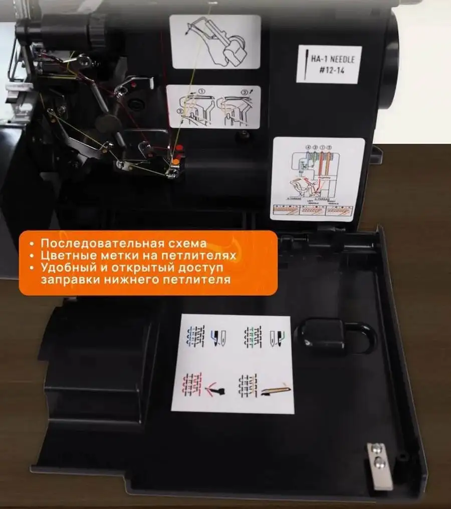 Оверлок Jaguar Black Sand - фото товара