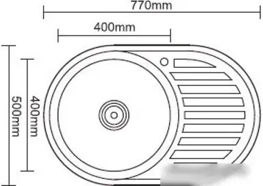 Кухонная мойка Ledeme L87750-L - фото товара