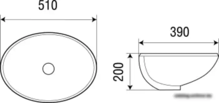 Умывальник WeltWasser Deilbach 6005 - фото товара