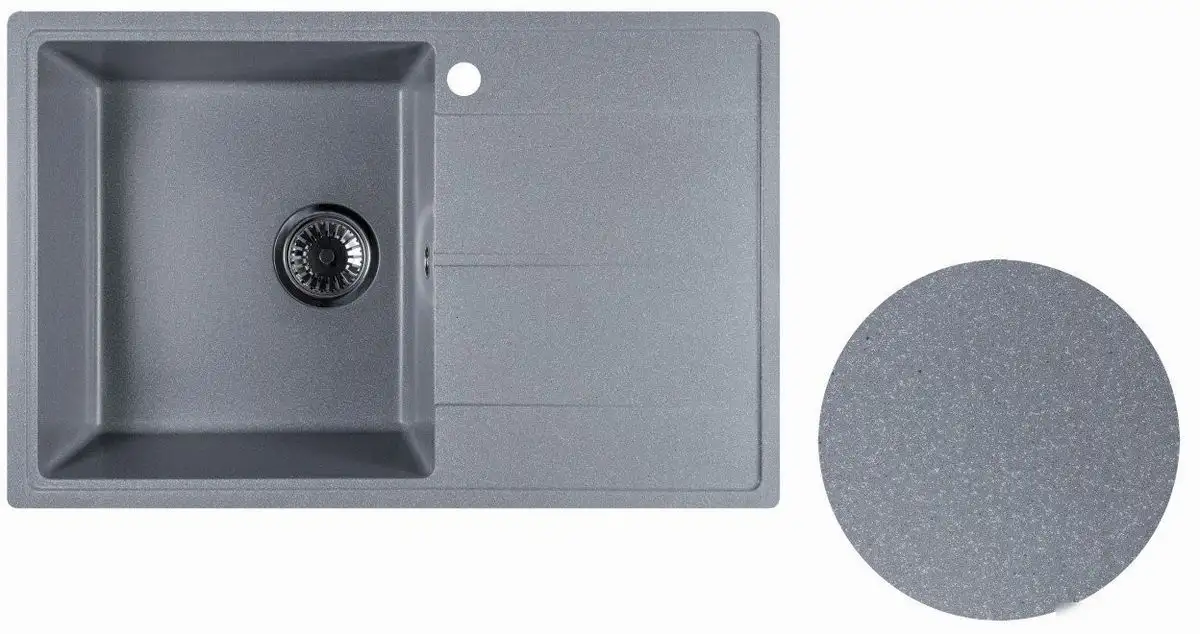 Кухонная мойка Marblan Magnum L (серебристый) - фото товара