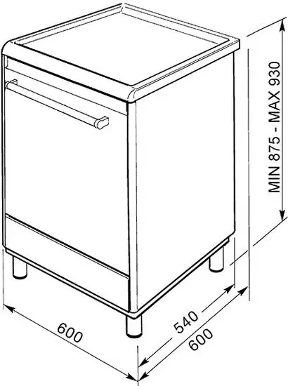 Кухонная плита Smeg CX68CM8 — фото товара
