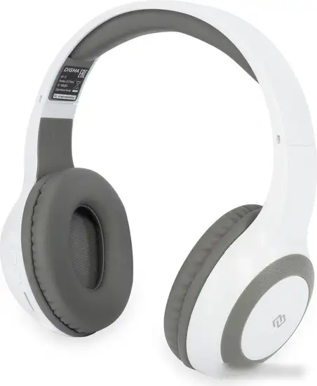 Наушники Digma BT-15 (белый/серый) – фото товара