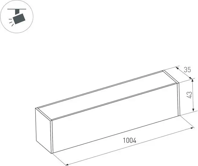 Линейный светильник Arlight MAG-FLAT-45-L1005-30W Day4000 026963 – фото товара