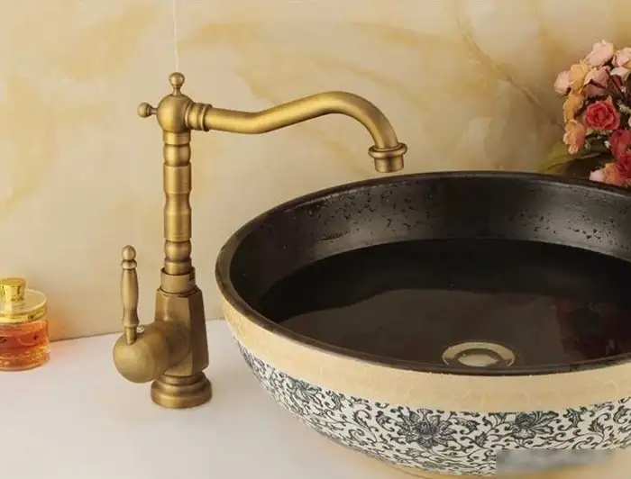 Смеситель Rea Bona Old REA-B2150 (золотой) - фото товара