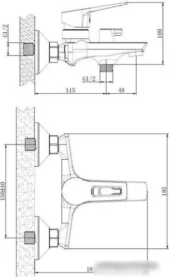 Смеситель Esko Rabat RA 54 w/a - фото товара