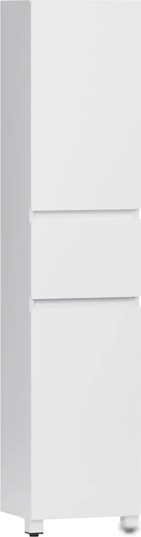 Belux Шкаф Неаполь П 40-01 (1, белый глянцевый) – фото товара