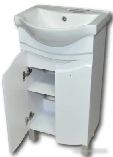 Гамма Тумба с умывальником 22оф8/1 (улыбка) У-50 Базик-7050 – фото товара