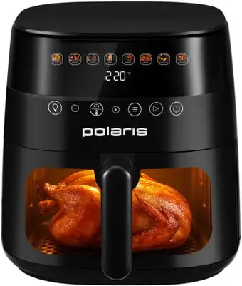 Аэрогриль (аэрофритюрница) Polaris PAF 8003W Wi-Fi IQ Home (черный) – изображение в каталоге