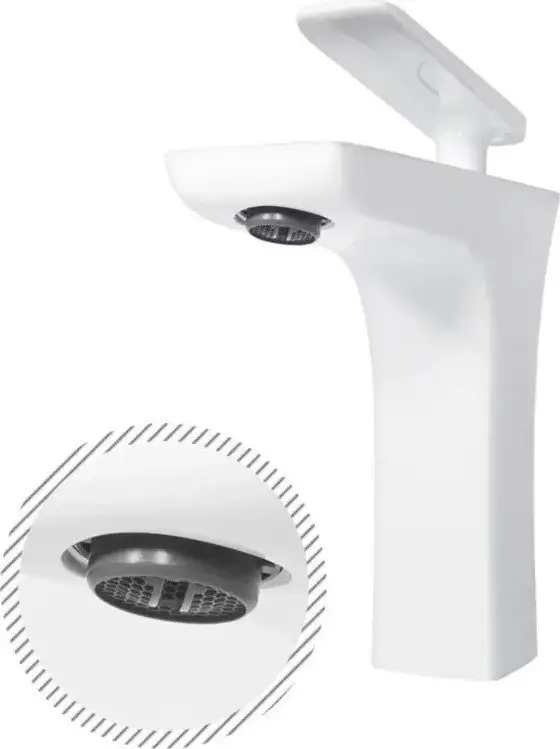 Смеситель Grocenberg GB1001N (белый хром) - фото товара