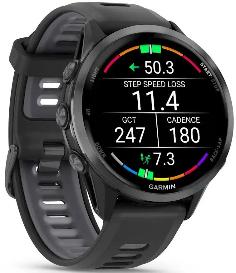 Умные часы Garmin Forerunner 970 47 мм (темно-серый/серый) – фото товара