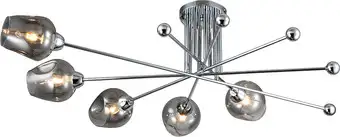 Люстра средней высоты Escada Universe 695/5P E14*40W Chrome – изображение в каталоге