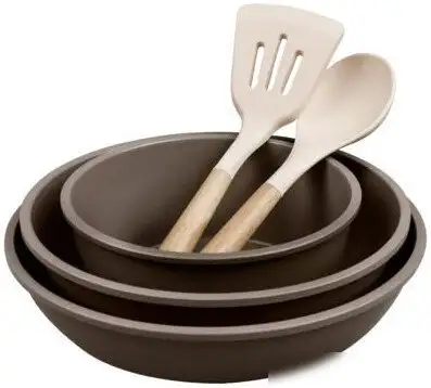 Набор сковород Lara LR01-300 (коричневый)