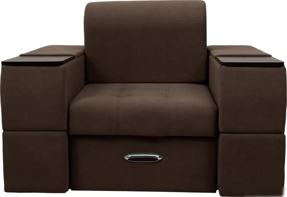 Кресло-кровать Сириус Лидер-13 НПБ 135x110 (Eva 27 велюр коричневый) – фото товара