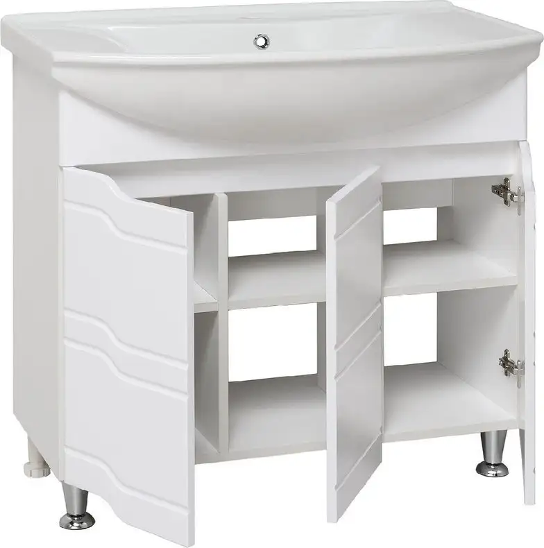 Runo Тумба с умывальником Runo Стиль 75 + Стиль 75 (напольная) – фото товара