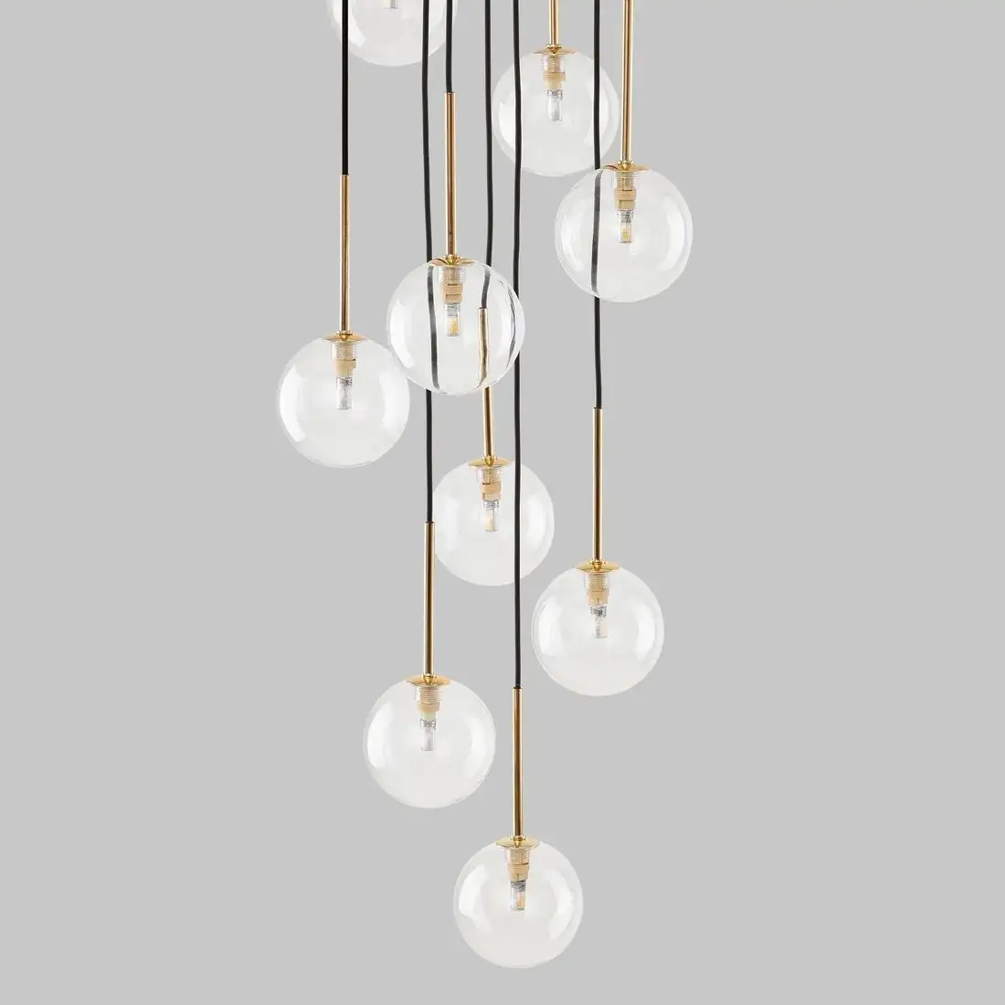 Подвесная люстра TK Lighting Nilos 5944 (золото/черный) – фото товара