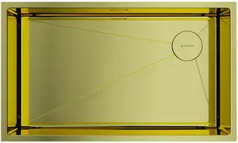 Кухонная мойка Omoikiri TAKI 74-U/IF SIDE LG (светлое золото) - изображение в каталоге