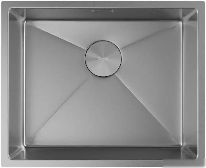 Кухонная мойка ZorG Zerox 54 U / IF Steel - фото товара