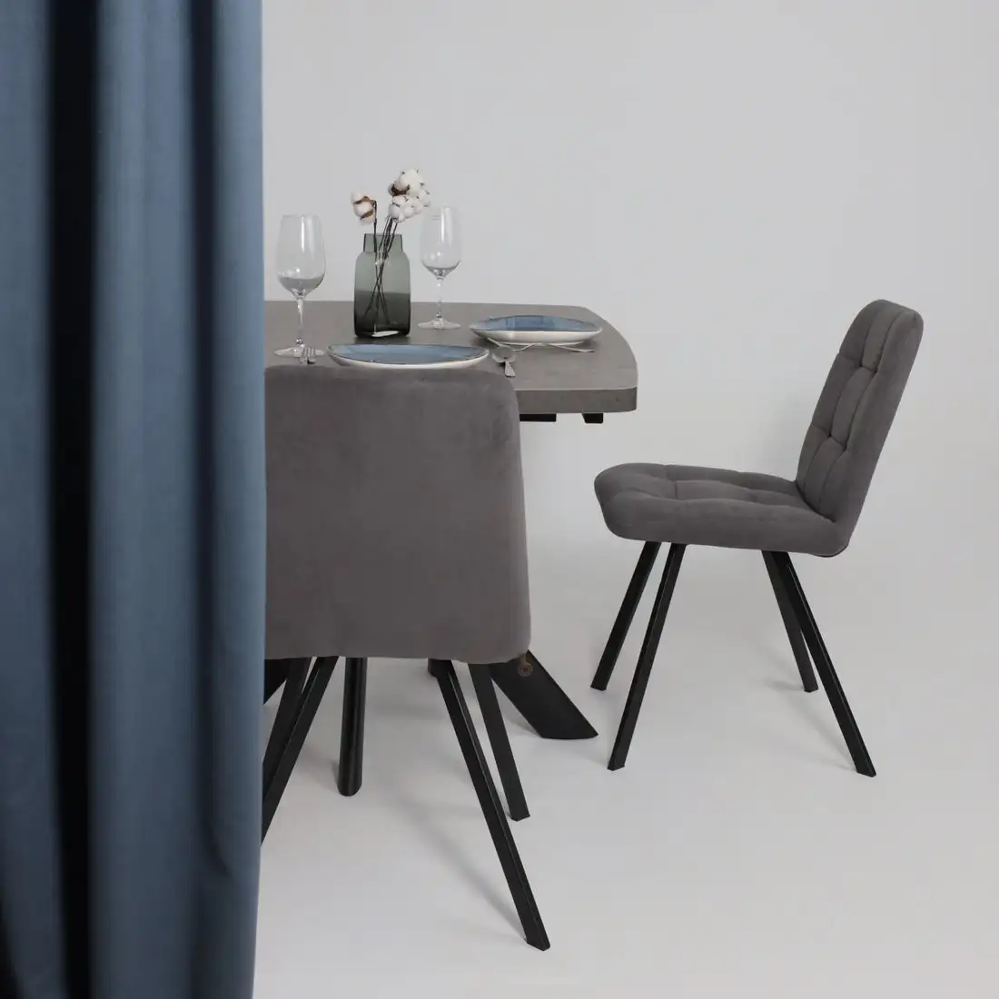 Стул Мамадома Rommy (b28 Antracite Lux/черный) – фото товара