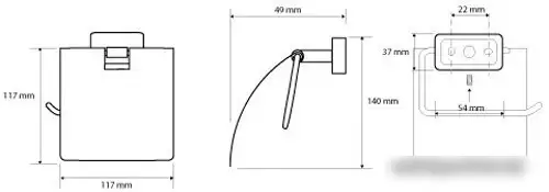 Держатель для туалетной бумаги Bemeta Niki 153112012 – фото товара