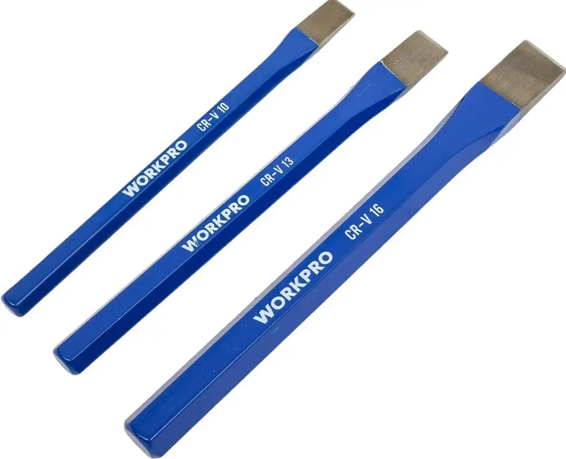 Набор зубил Workpro WP201302 (3 предмета) – фото товара