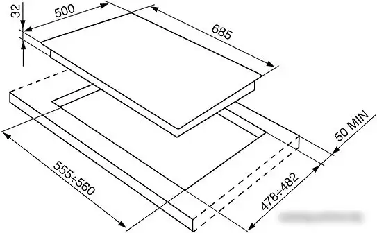 Варочная панель Smeg SR975XGH - фото товара