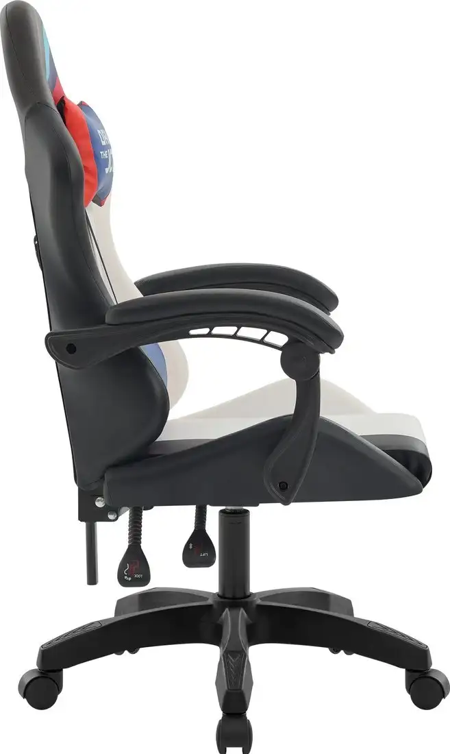 Игровое (геймерское) кресло Defender Legas (серый/белый) – фото товара