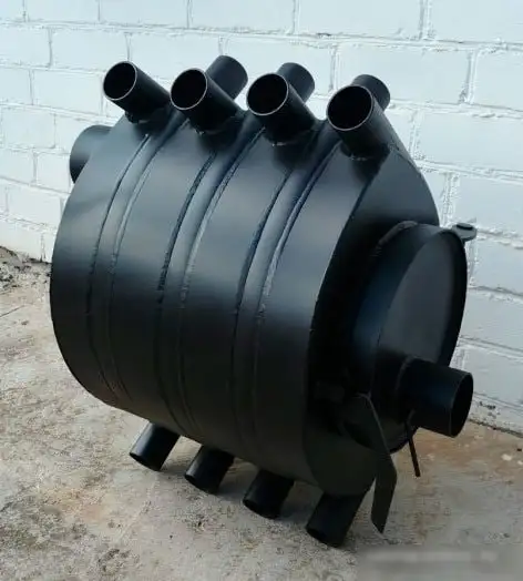 Свободностоящая печь-камин КомфортПром Барон 150 - фото товара