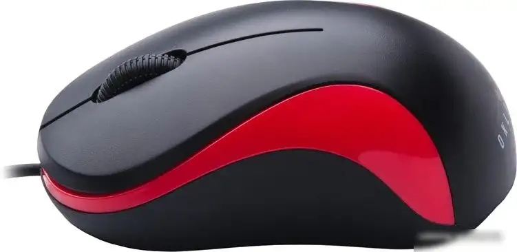 Мышь Oklick 115S (черный/красный) – фото товара
