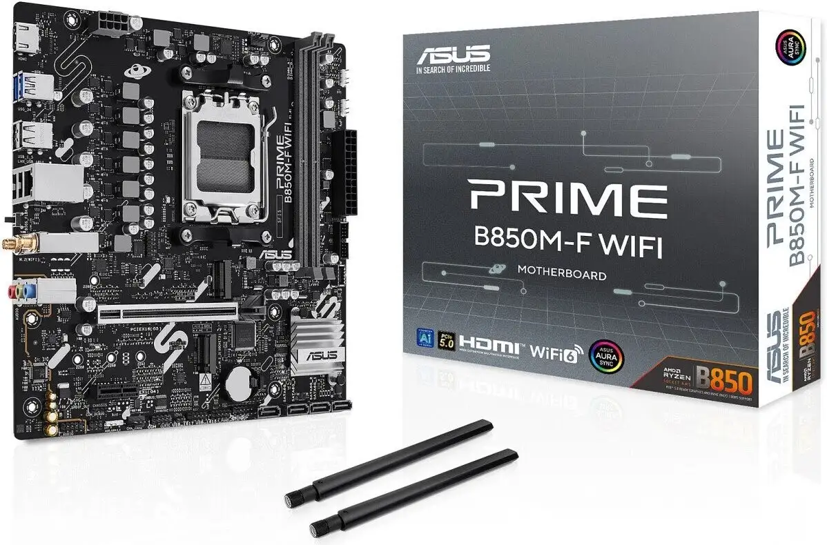 Материнская плата ASUS Prime B850M-F WiFi – фото товара