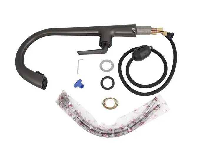 Смеситель Kaiser Strike 09066-15 (вороненая сталь) - фото товара