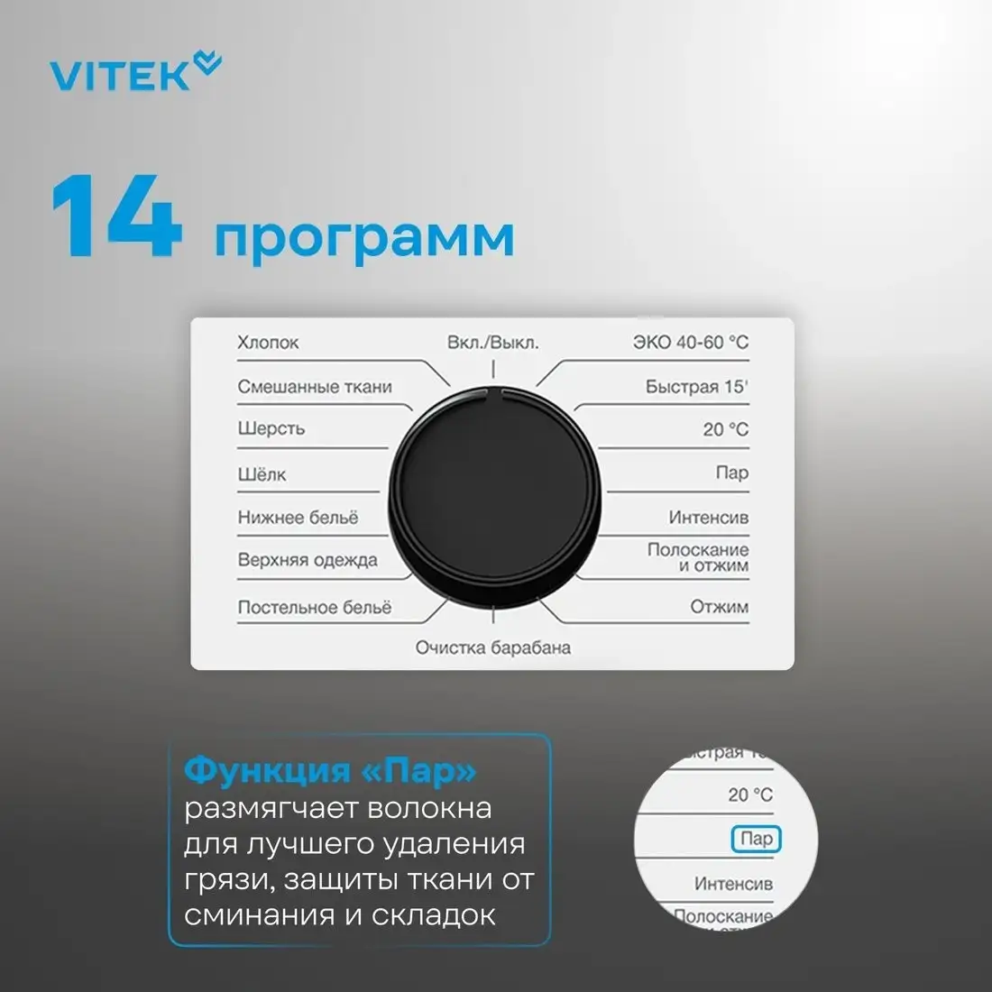 Стиральная машина Vitek VT-WME8203 - фото товара