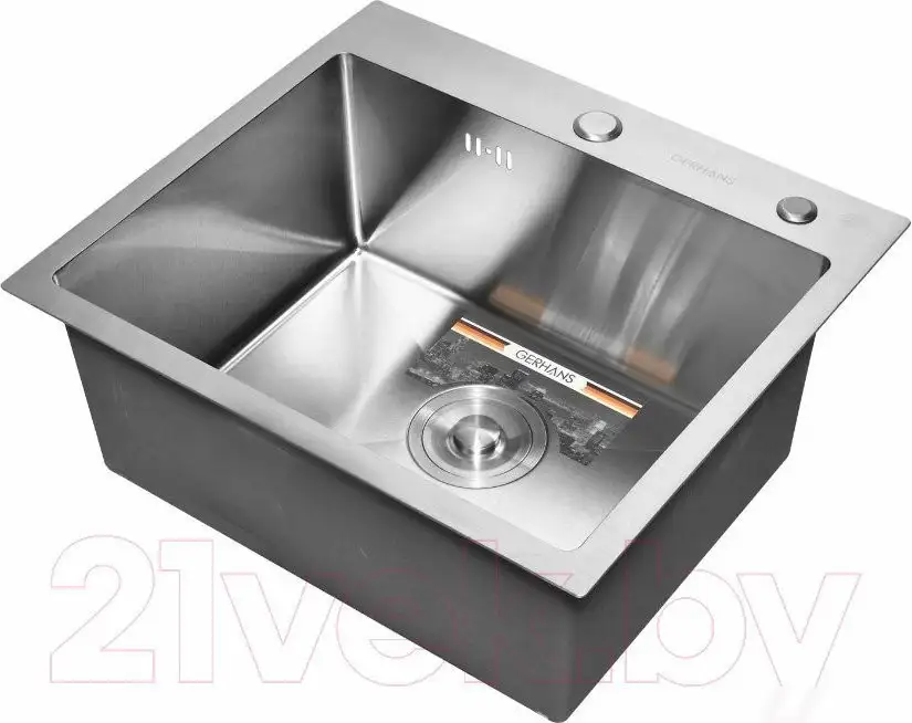 Кухонная мойка Gerhans K35044 + смеситель AM.PM Like F8007111 (сатин) - фото товара