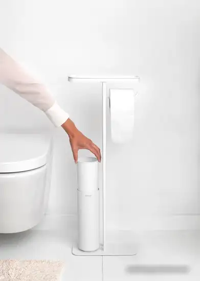 Держатель для туалетной бумаги и ершика Brabantia MindSet 303067 – фото товара