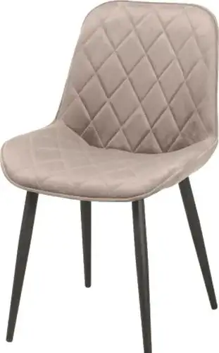 Стул СоюзРегионПоставка Аура каркас Муар черный, велюр (Velluto 03 мика) СРП-032