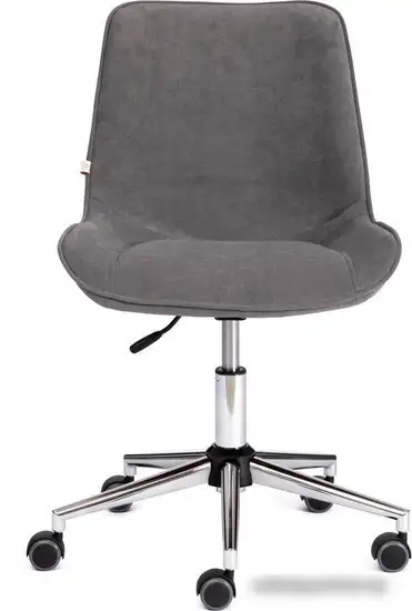 Кресло TetChair Style (флок, серый) – фото товара