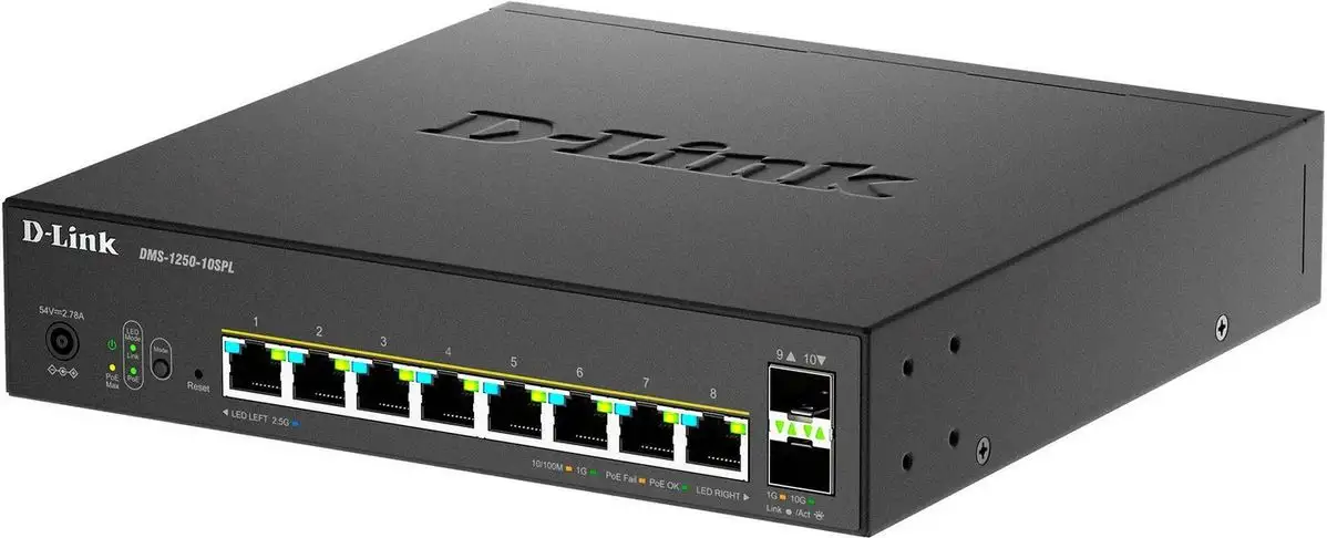 Управляемый коммутатор 2-го уровня D-Link DMS-1250-10SPL – фото товара