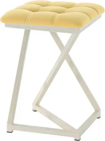 Табурет AMC Comfort 9.3.15 (ткань, желтый/слоновая кость) – изображение в каталоге